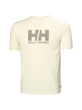 Maglietta Helly Hansen Skog UPF 40 gialla per uomo