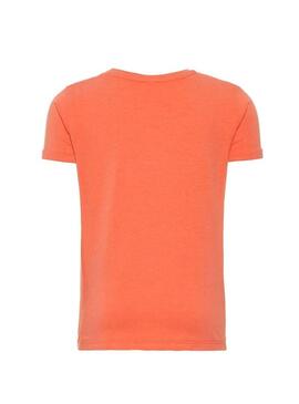 T-Shirt Name It Sigrid Orange Bambina