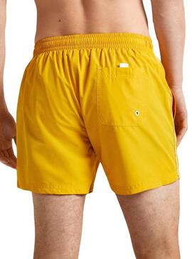 Costume da bagno Pepe Jeans Logo giallo per uomo