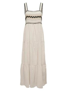 Abito bianco sporco Only Filuca per donna