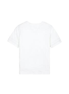 T-Shirt Tommy Hilfiger Sporty White Mesh Tape