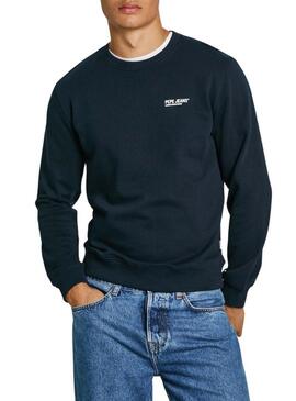Felpa Pepe Jeans blu scuro per uomo