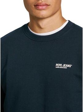 Felpa Pepe Jeans blu scuro per uomo