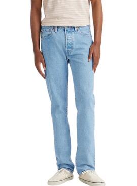 Pantaloni in denim Levis 501 slim taper per uomo