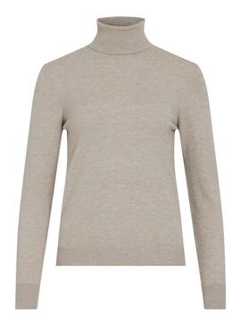 Maglione Vila Vicomfy beige per donna