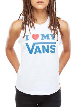 T-Shirt Vans Love White Donna