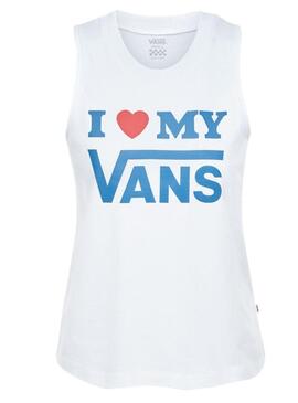 T-Shirt Vans Love White Donna