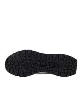 Sneakers Munich Soku 16 bianche e argento per donna