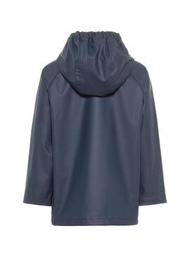 Raincoat Name It Jacket Camp Blu Navy Bambinos