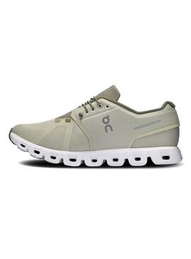 Scarpe da ginnastica On Cloud 5 verdi per uomo
