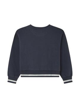 Felpa Pepe Jeans Tifini blu scuro per ragazza