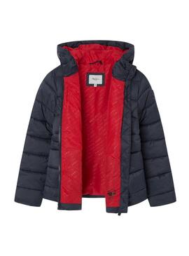 Piumino Pepe Jeans Vivian Short blu navy per bambina