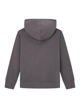 Felpa Pepe Jeans Bernet grigia per bambino