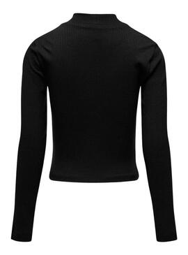 Top Only Koglinea nero per bambina