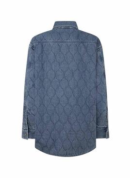 Sopra camicia Pepe Jeans denim per donne