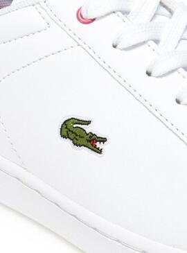 Scarpe Lacoste Carnaby White Pink