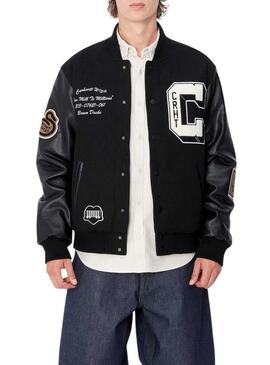Giacca Bomber Carhartt Brown Ducks nero per uomo