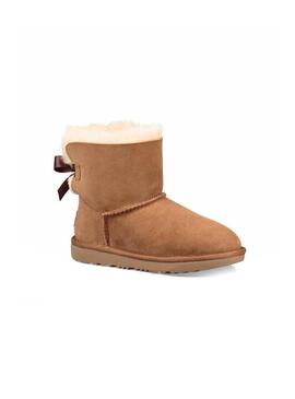 Bootss Ugg Mini Bailey Bow II Kids Chestnut