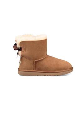 Bootss Ugg Mini Bailey Bow II Kids Chestnut