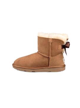 Bootss Ugg Mini Bailey Bow II Kids Chestnut