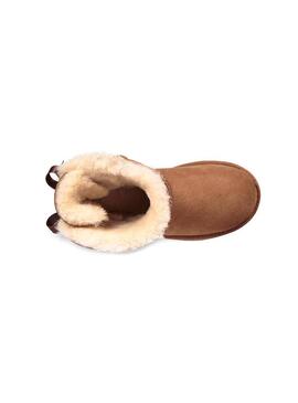 Bootss Ugg Mini Bailey Bow II Kids Chestnut