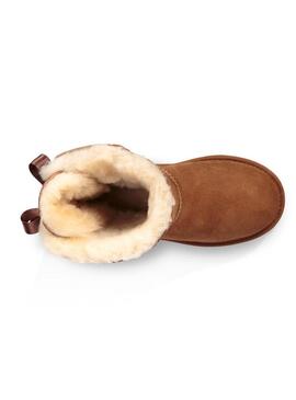 Stivales UGG Bailey Bow II Kids Chestnut