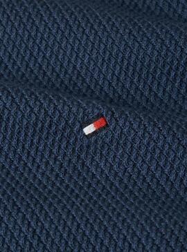 Maglia Tommy Hilfiger Structure Blu per uomo