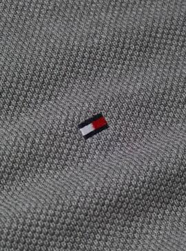Maglia grigia strutturata Tommy Hilfiger per uomo
