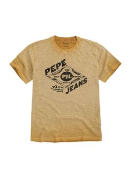 T-Shirt Pepe Jeans Steven Ocra Uomo