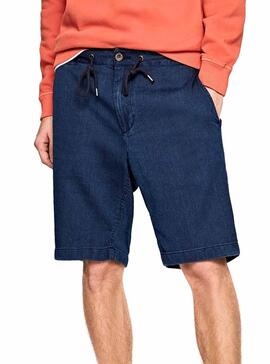 Shorts Pepe Jeans Indigo Keys Blu Navy Uomo