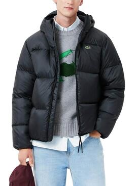 Giacca Lacoste Padded Nera per uomini