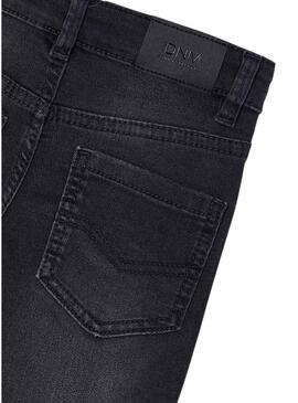 Jeans Mayoral Slim Fit Basic Nero per bambino
