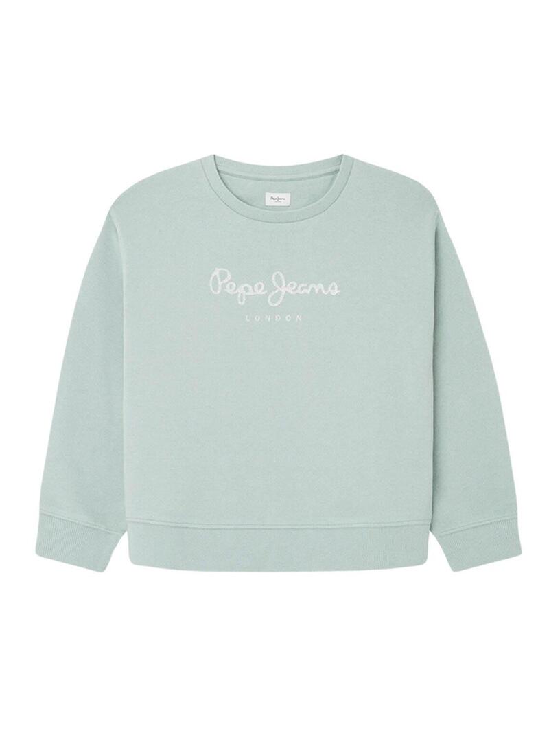 Maglia Pepe Jeans Winter Rose Blu per ragazze