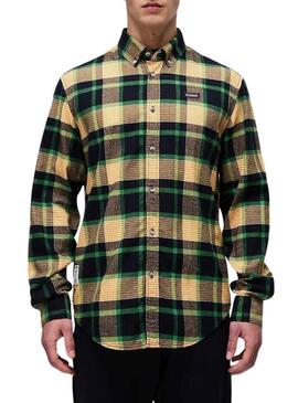 Camicia Napapijri Trekking Gialla per uomo
