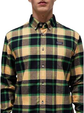 Camicia Napapijri Trekking Gialla per uomo