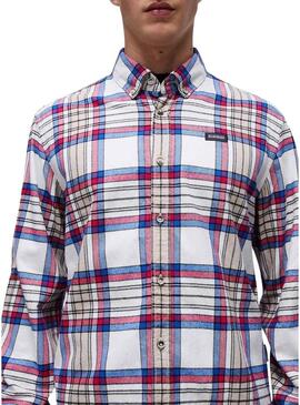 Camicia Napapijri Trekking Bianca per uomo