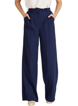 Pantalone Naf Naf Fanny Blu Marino per Donna