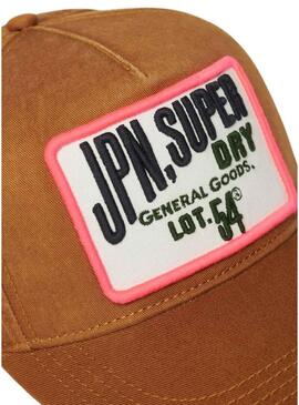 Cappello Superdry Graphic Trucker Camel per donna