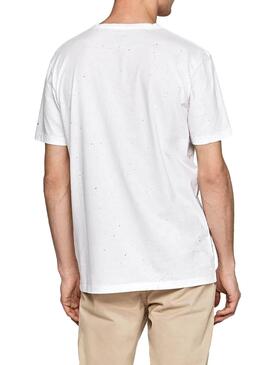 T-Shirt Pepe Jeans Rhye Bianco Uomo