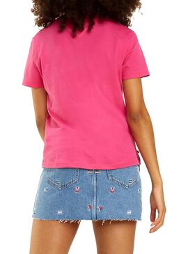T-Shirt Tommy Jeans Soft Rosa Donna
