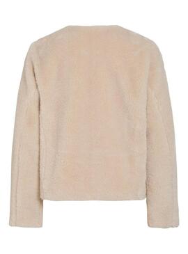 Giacca Vila Vishup Pelliccia Beige per donna