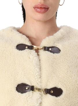 Giacca Vila Vishup Pelliccia Beige per donna