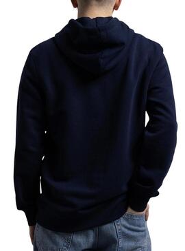 Felpa Klout Basic Blu Navy Unisex