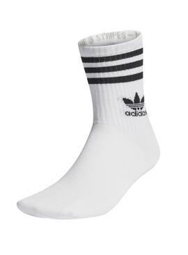 CREW SOCK  3STR WHITE