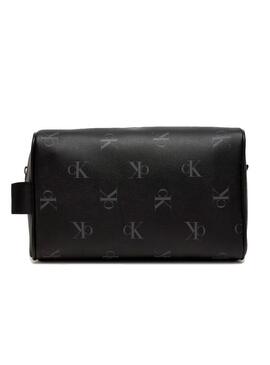 Borsa Calvin Klein Jeans nera Monogram