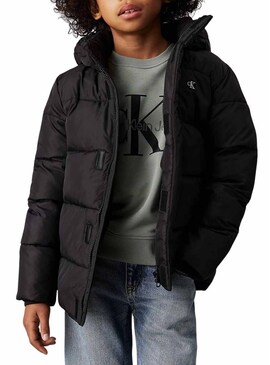 Giacca Calvin Klein Essential Puffer Nero Bambino