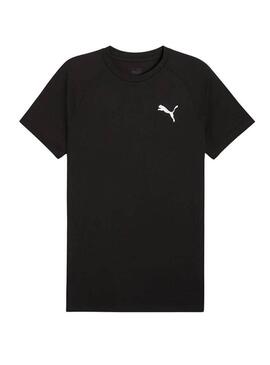 Maglietta Puma Evostripe nera per uomo.