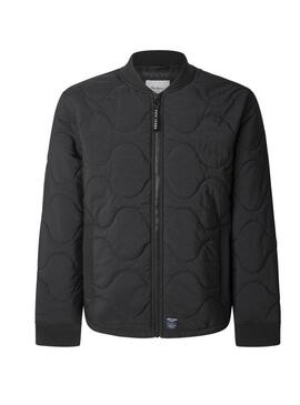 Giacca bomber Pepe Jeans Malabar trapuntata nera per uomo