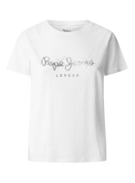 Maglietta Pepe Jeans Leticia bianca per donna