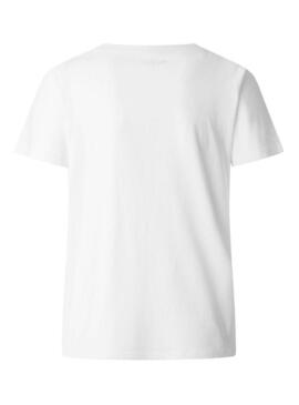 Maglietta Pepe Jeans Leticia bianca per donna